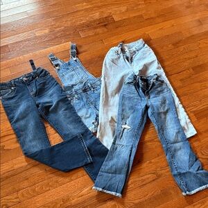Cat & Jack Multi-Blue Kids Denim Set - Jeans & Overalls